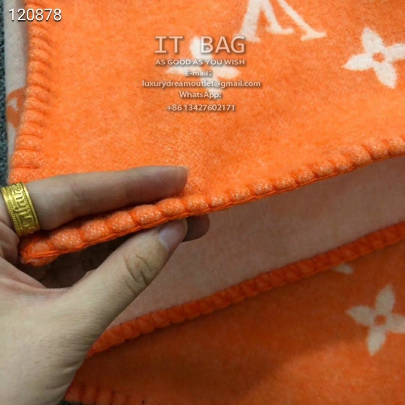 Louis Vuitton NEO Monogram Blanket Orange 6
